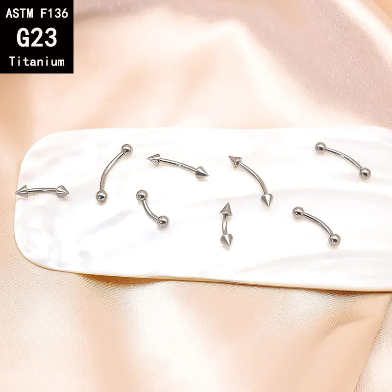 Stylish Titanium Piercing Set