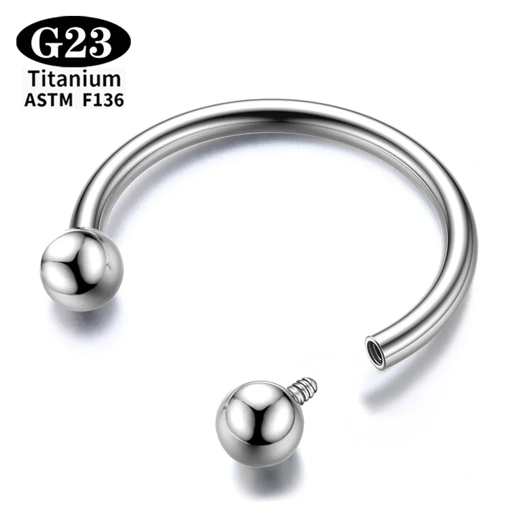 Stylish Titanium Piercing Set