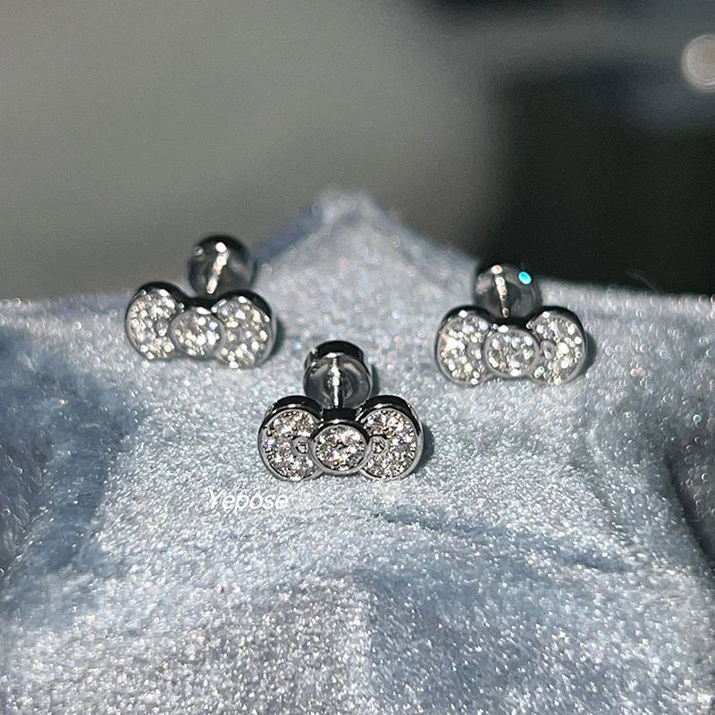 Shiny Cross Earrings